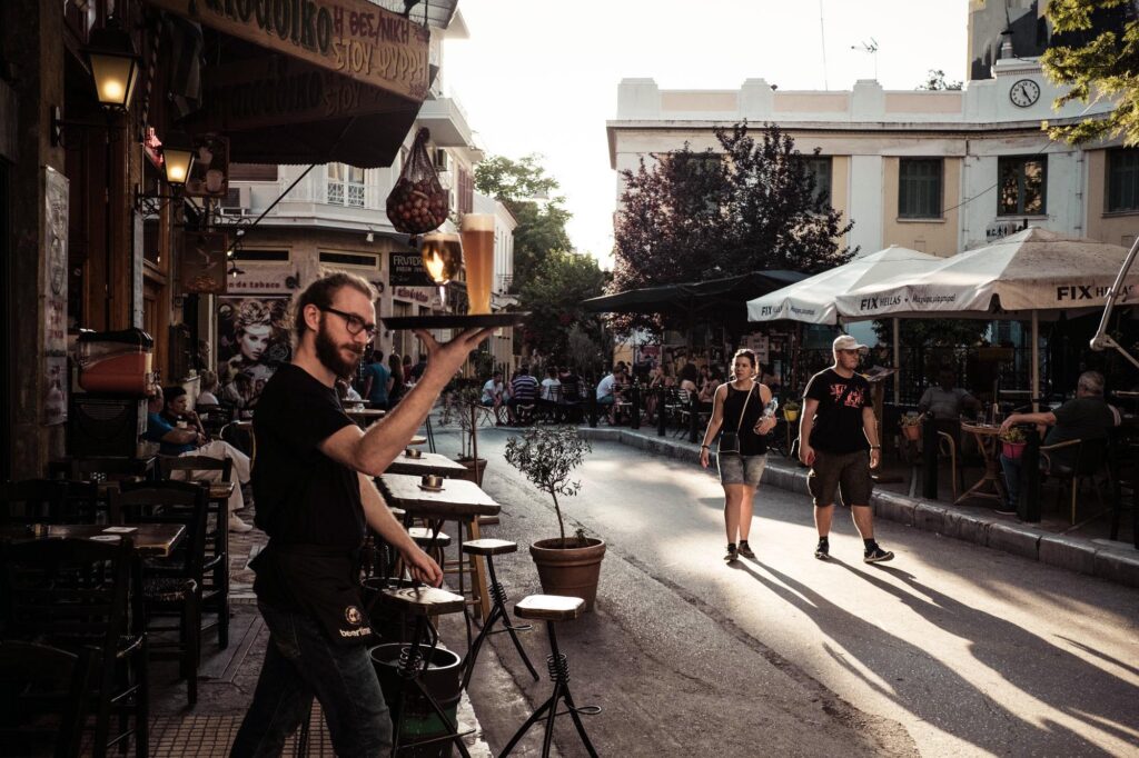 Scenes de vie a Athenes