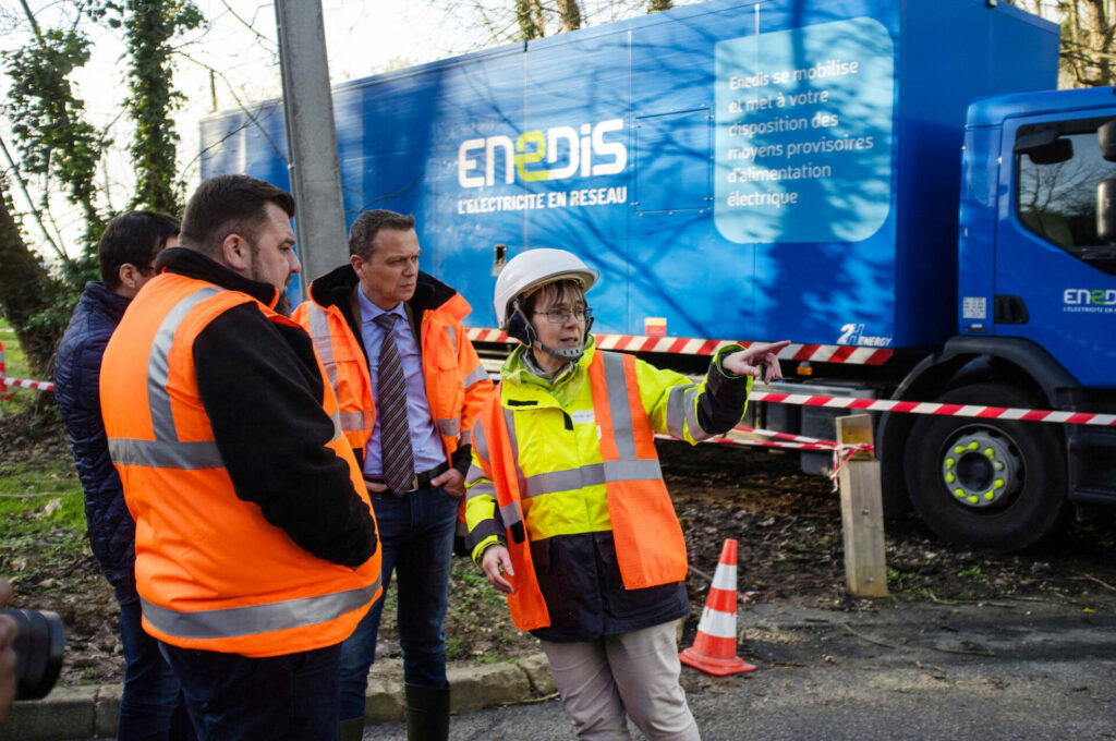 Intervention ENEDIS a Montrevain (77).